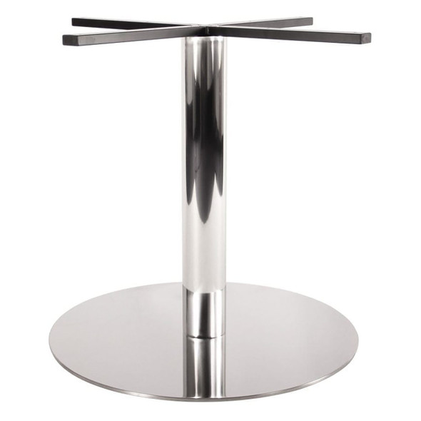 Rapidline Frame Only Polished Stainless Steel for Estilo Disc Base Table 600mm Diameter Top