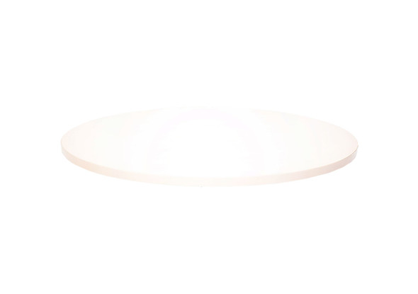 Rapidline Round Table Top 600mm Diameter x 25mm Height Only Natural White