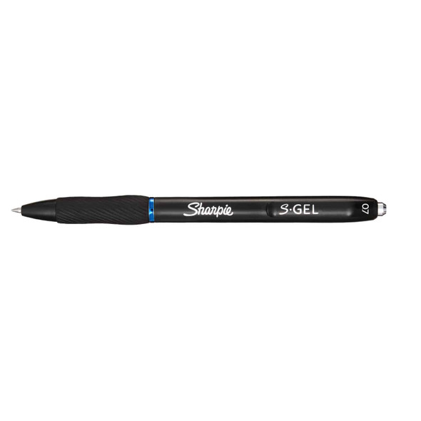 Sharpie S-Gel Retractable Pen Medium Point 0.7mm Blue Box of 12