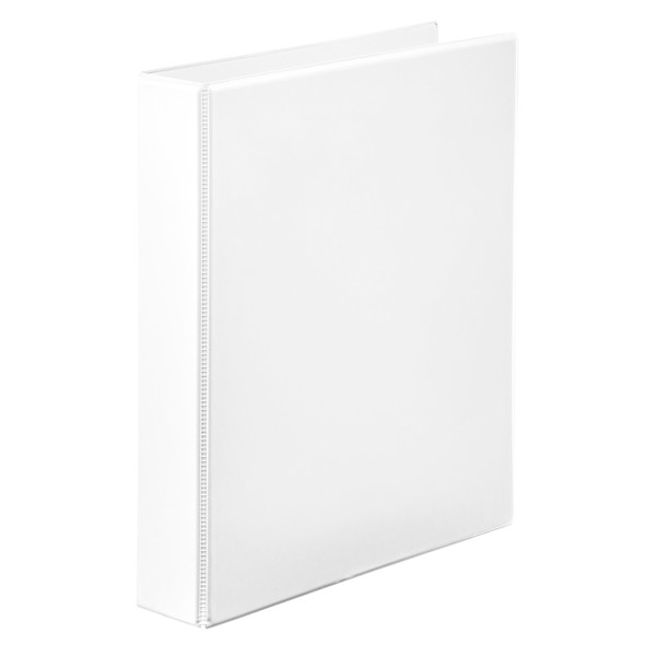 Marbig Clearview Insert Binder 19mm 2D A4 White Pack of 20