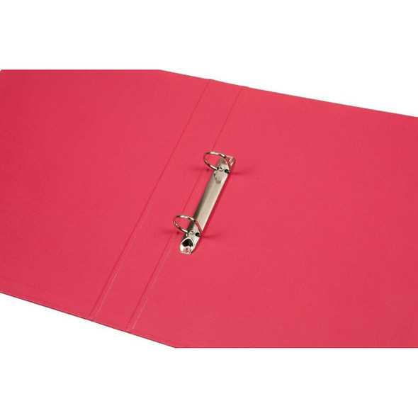 Marbig A4 Ring Binder 25mm 2D Polyethylene Coral Box of 6