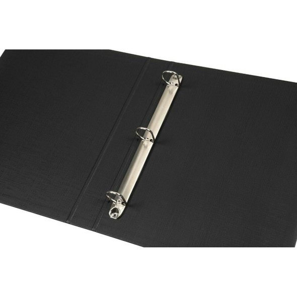 Marbig A4 Ring Binder 25mm 3D Polyethylene Black Box of 6
