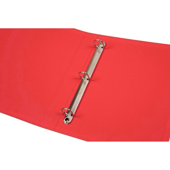 Marbig A4 Ring Binder 25mm 3D Polyethylene Red Box of 6