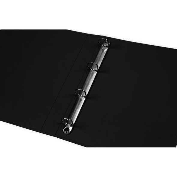 Marbig A4 Ring Binder 25mm 4D Polyethylene Black Box of 6