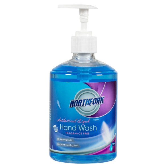 Northfork Liquid Hand Wash Antibacterial 500ml Carton of 12