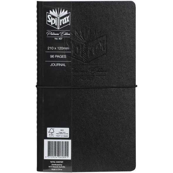 Spirax Platinum Journal 120 x 210mm Assorted 64 Page Box of 12
