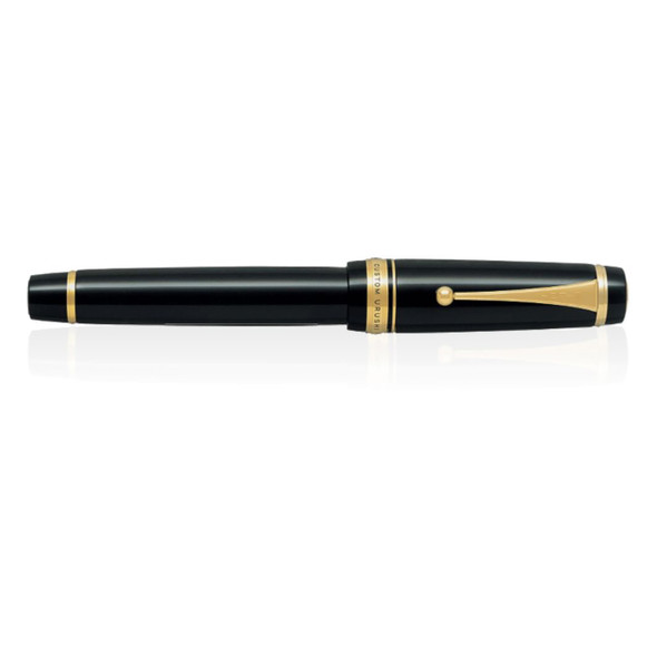 Pilot Custom Urushi Black Barrel Broad Nib Fountain Pen