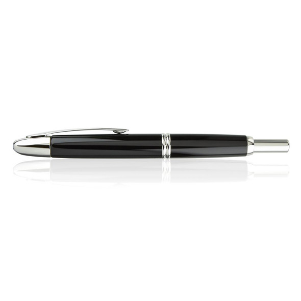 Pilot Fountain Pen Capless Silver Accent Black Barrel Extra Fine Nib