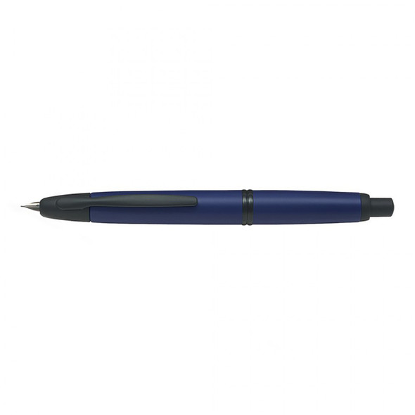 Pilot Fountain Pen Capless Black Accent Matte Blue Barrel Extra Fine Nib