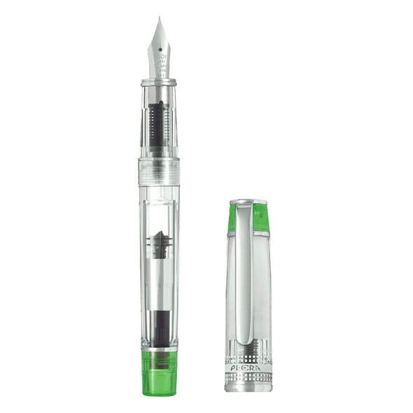 Pilot Fountain Pen Prera Transparent Green Barrel Fine Nib