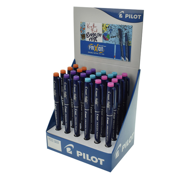 Pilot FriXion Fineliner Pen Assorted Rocket Display 24