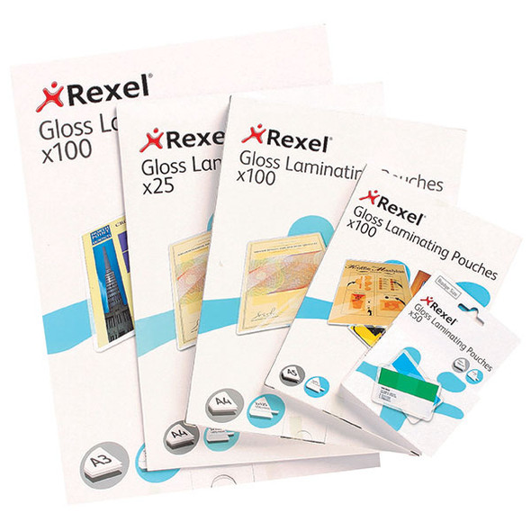 Rexel Laminating Pouch A3 75 Micron Gloss Pack of 25