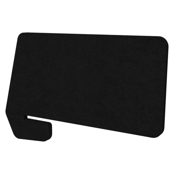 Rapidline Eco Panel Screen Desk Slide Over 820 x 27 x 400mm Black