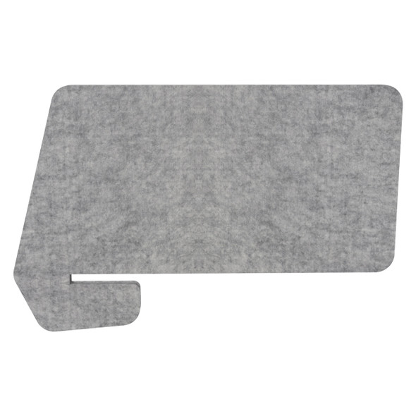 Rapidline Eco Panel Screen Desk 820 x 27 x 400mm Slide Over Marble Grey