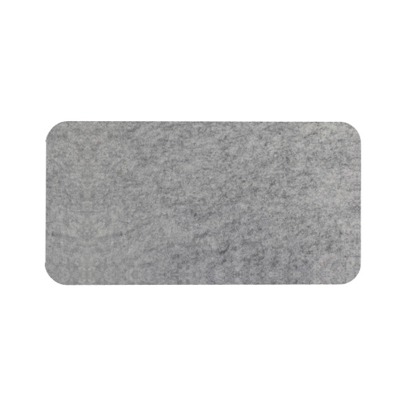 Rapidline Eco Panel Screen Desk Mounted 740 x 27 x 384mm Marble Grey