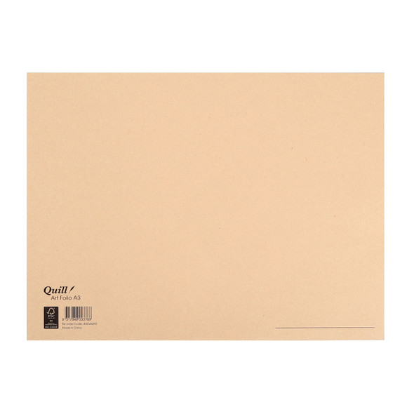 Quill Kraft Folio with Flap 240gsm A3 Pack of 5