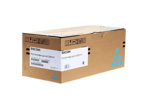Ricoh 408345 MC250FW/PC301W Toner Cartridge Cyan 6300 Pages