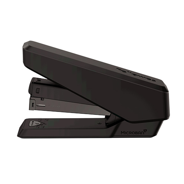LX850 EasyPress Stapler with Microban 25 Sheets Full-Strip Black Fellowes