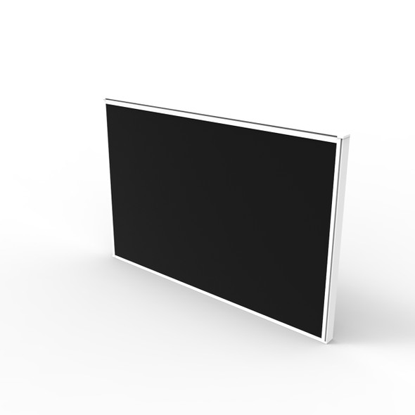 Rapidline Shush30 Plus Screen 750 x 30 x 495mm Black Fabric / White