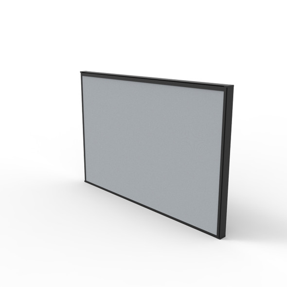 Rapidline Shush30 Plus Screen 750 x 30 x 495mm Grey Fabric / Black