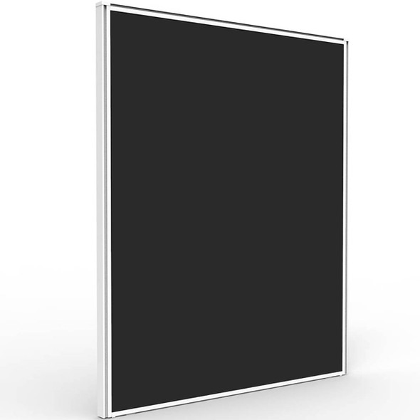 Rapidline Shush30 Plus Screen 750 x 30 x 900mm Black Fabric / White