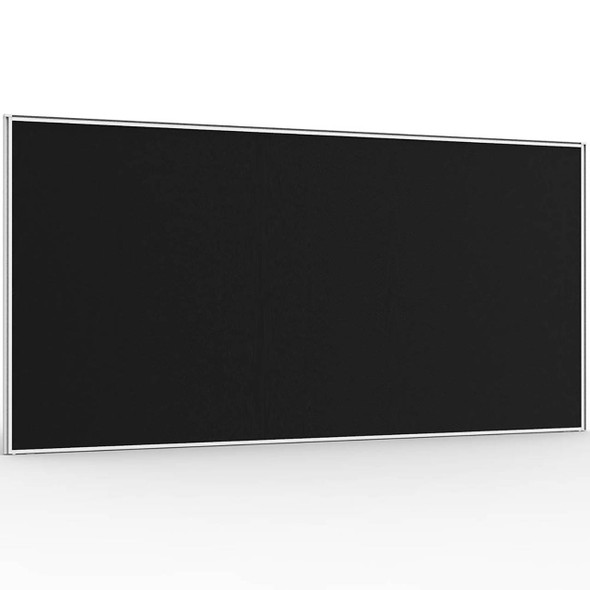 Rapidline Shush30 Plus Screen 1500 x 30 x 900mm Black Fabric / White