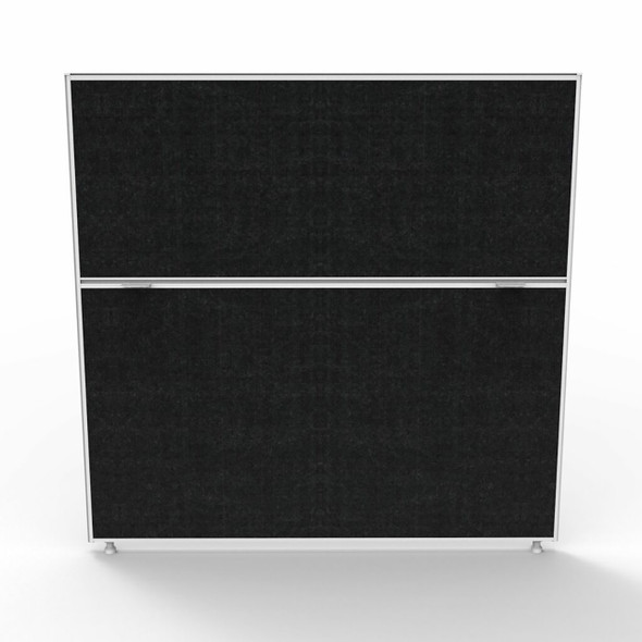 Rapidline Shush30 Plus Screen 1200 x 30 x 1200mm Black Fabric / White