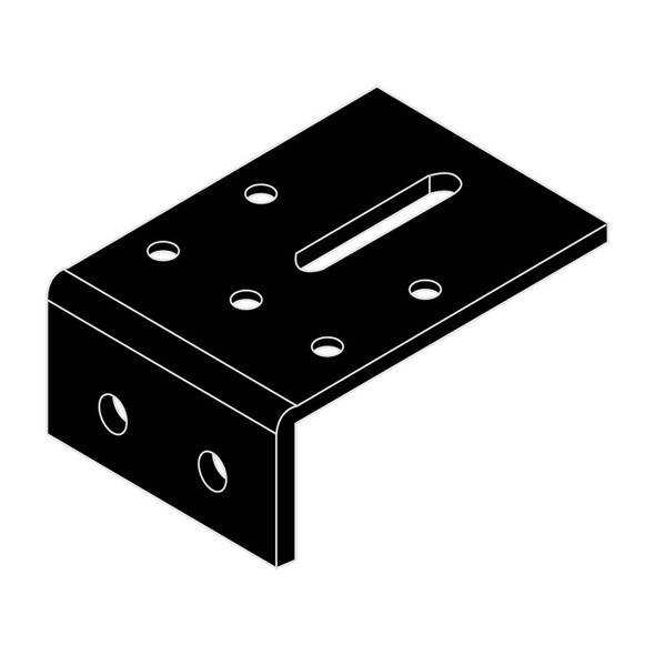 Rapidline Shush30 Plus Double Screen Fixing Bracket Black Pack of 2