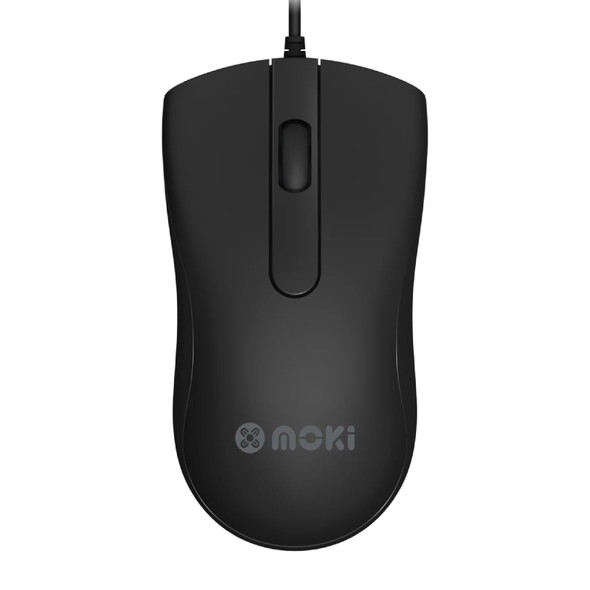 Moki Optical Wired USB Mouse Black