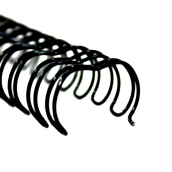 PHE Gold Sovereign Wire Binding 2:1 Pitch 23 Loop 12mm A4 Black Box of 100