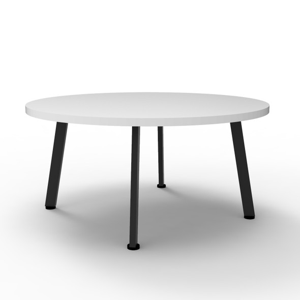 Rapidline Eternity Round Coffee Table 900mm Diameter Grey / Black