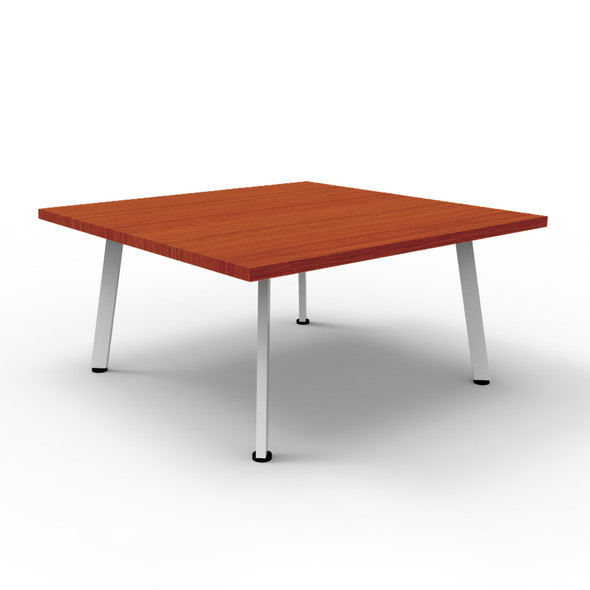 Rapidline Eternity Square Coffee Table 900 x 900mm Cherry / White