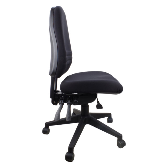 Rapidline Endeavour Pro Operator Chair Black Fabric High Back