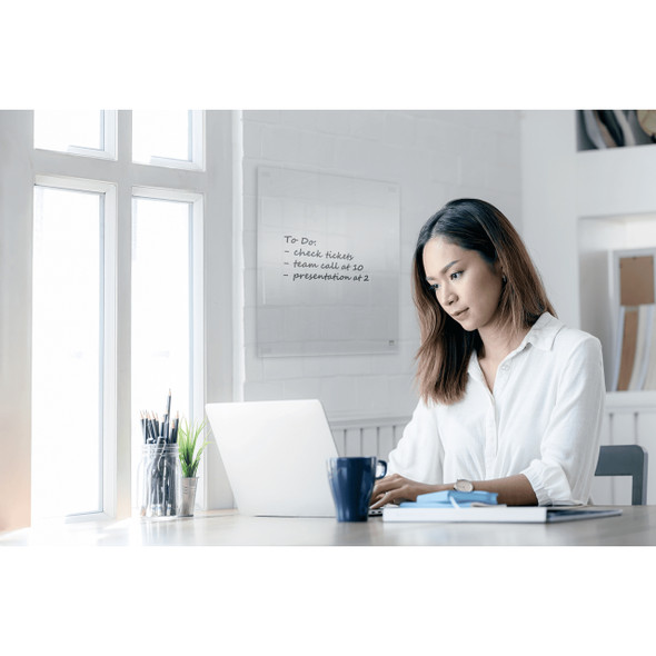 Nobo Acrylic Clear Mini Whiteboard 450 x 450mm Pack of 5