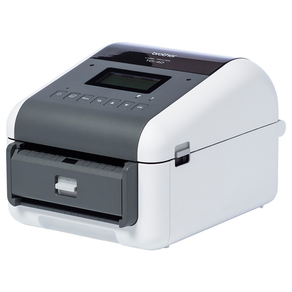 Brother TD-4550DNWBP 4.3 Inch Direct Thermal Desktop Printer with Peeler, Wi-Fi, MFi and Bluetooth Wireless Technology Brother TD-4550DNWBP 4.3 Inch Direct Thermal Desktop Printer with Peeler, Wi-Fi, MFi and Bluetooth Wireless Technology