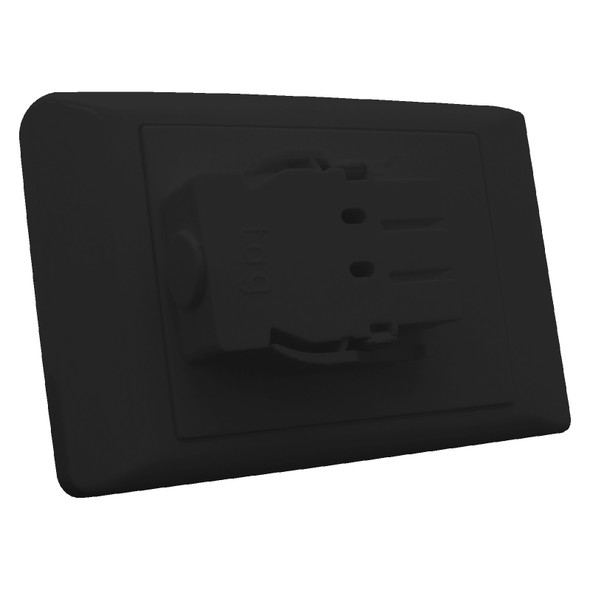 Rapidline Wall Starter Plate Single Black