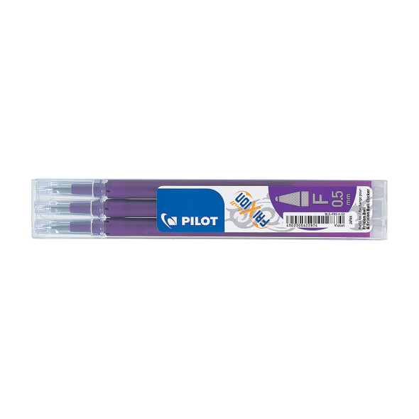Pilot FriXion Ball Refill 0.5mm Violet Pack of 3
