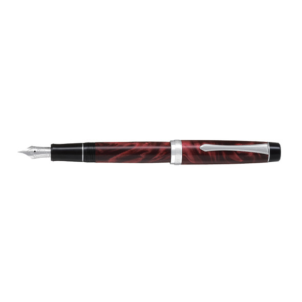 Pilot Custom Heritage SE Fountain Pen Marble Red Barrel 14K Gold Fine Nib
