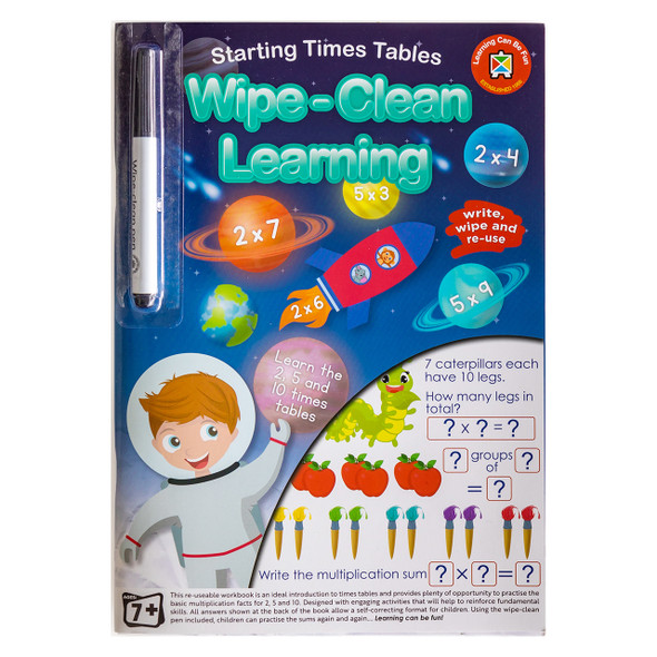 Learning Can Be Fun Wipe-Clean Learning Starting Times Tables