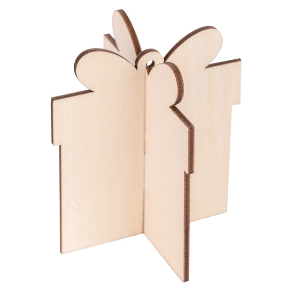 Creative School Supply 3D Wooden Festive Hangers Pack of 12