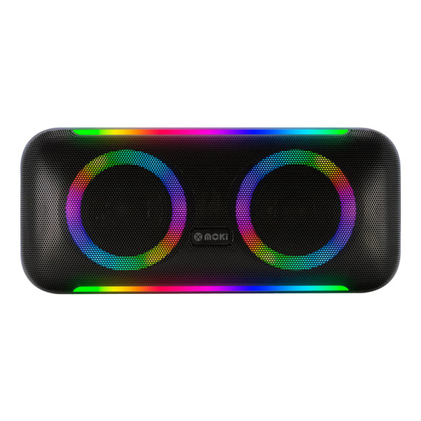 Moki Street Party Wireless Speaker with True Wireless Stereo