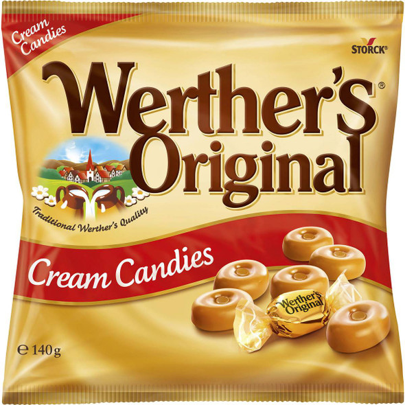 Werthers Original Cream Candies 140g Pack