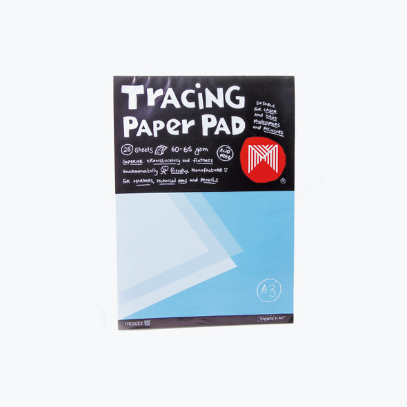 Micador Tracing Paper A3 Pad 25 Sheets