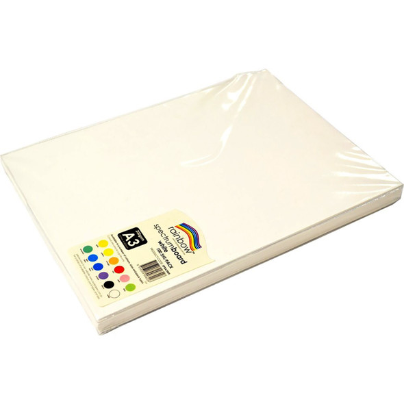 Rainbow Spectrum Board A3 220gsm White Pack of 100