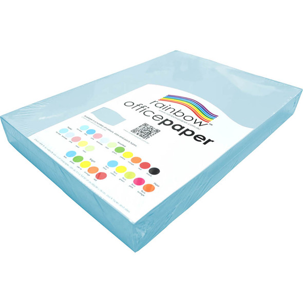 Rainbow Office Paper A3 80gsm Sky Blue Pack of 500