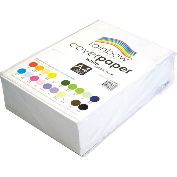 Rainbow Office Paper A4 125gsm White Pack of 500