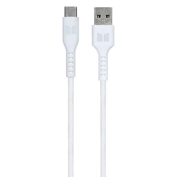 Monster USB-C to USB-A TPE Cable 2m White