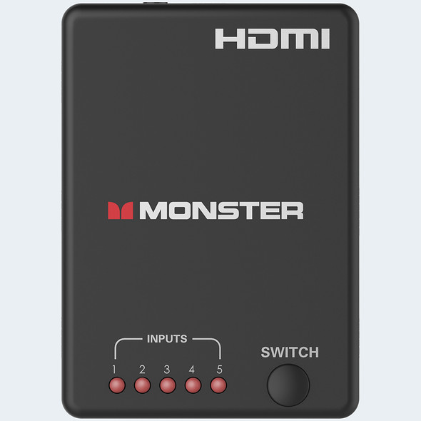 Monster 5 Way HDMI Switch with Remote