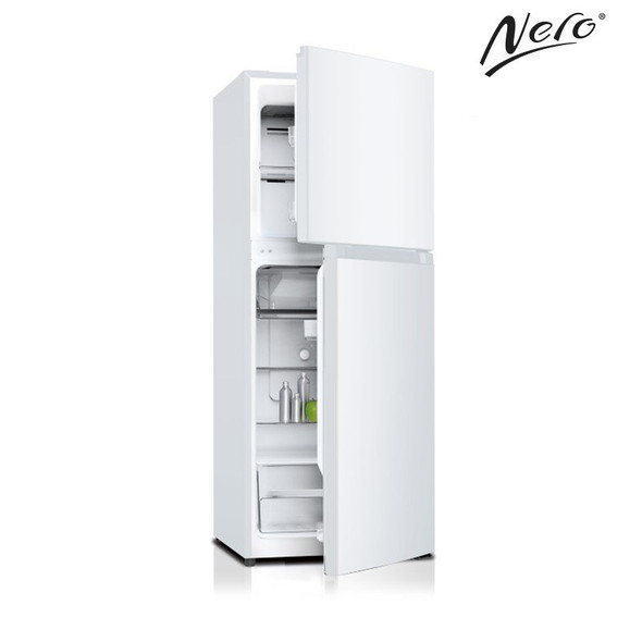 Nero 198L Fridge Freezer White