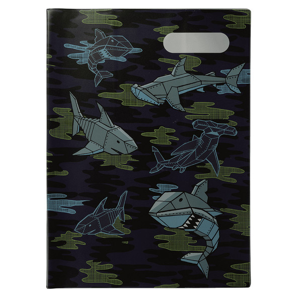 Spencil Robo Shark 1 Scrapbook Cover Pack of 6